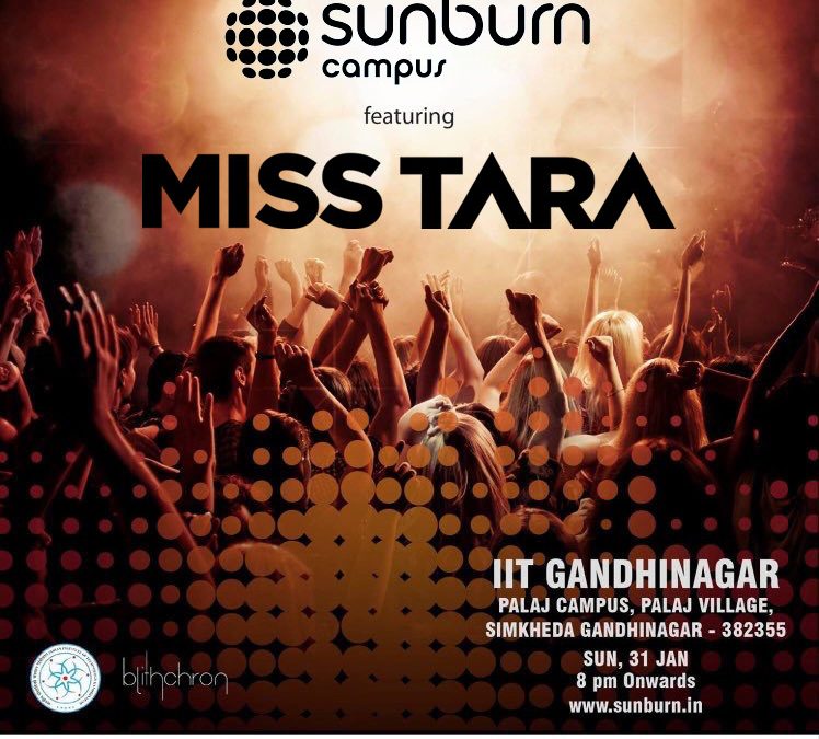 MISS TARA SUNBURN CAMPUS GANDHINAGAR INDIA