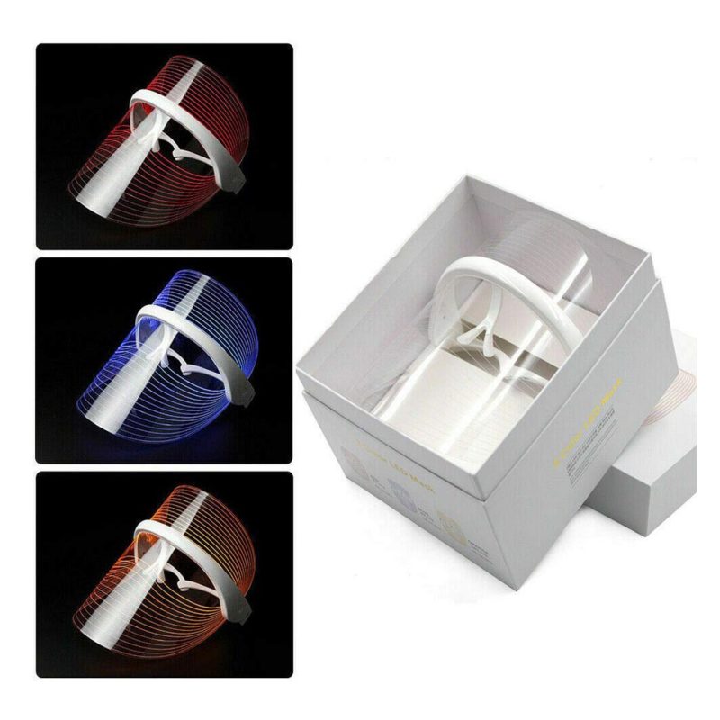 Rechargeable LED 3 Lights Face Mask