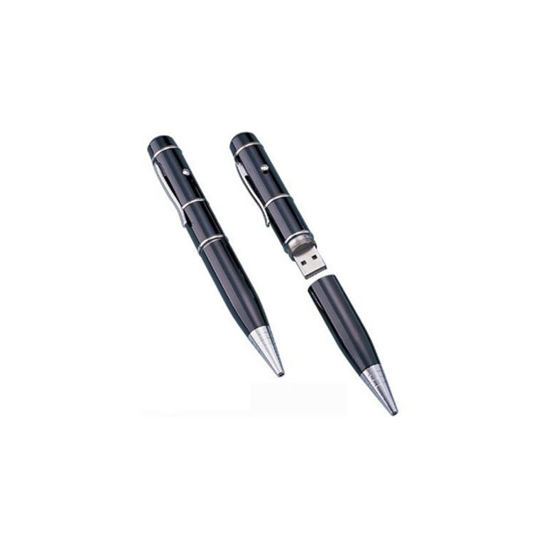 USB 16GB Real Pen with Laser (Black)