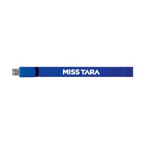 MISS TARA 16GB USB WRISTBAND BLUE